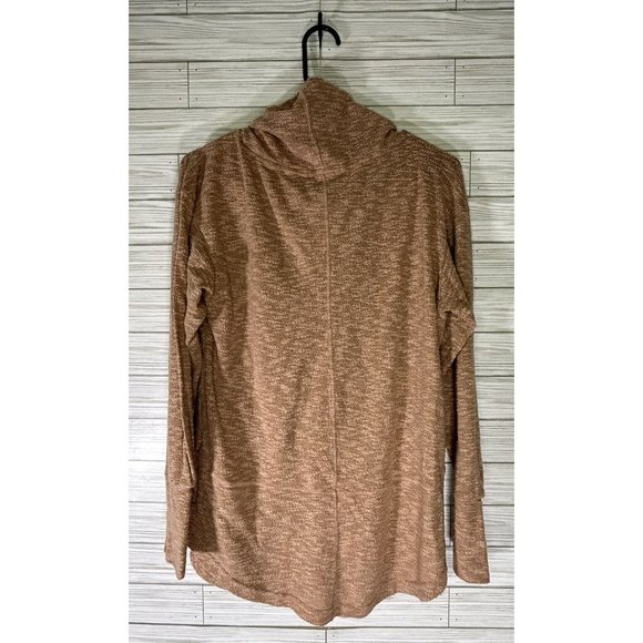 PRANA Frieda Top Baked Blush Cowl Neck With Tie String Size Small Women's Casual - Picture 2 of 7